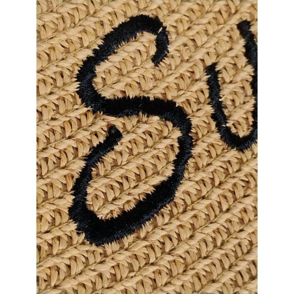 Florida Sun Hat Embroidered Tan and Black - Picture 4 of 15